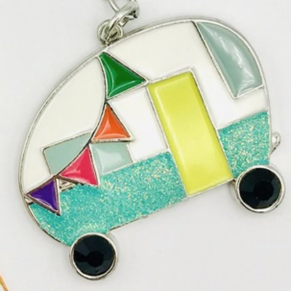 Colorful RV/Camper Key Chain with Tassel - Picture 3 of 7